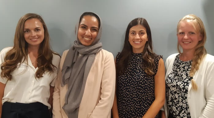 4 female Psychology Practicum students for 2019-20