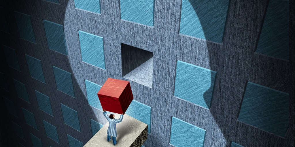 Certificate in adult attachment showing image of a head shadow with blocks inside