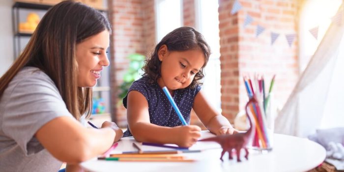 therapist and child practicing creative interventions for Engaging children and teens in therapy