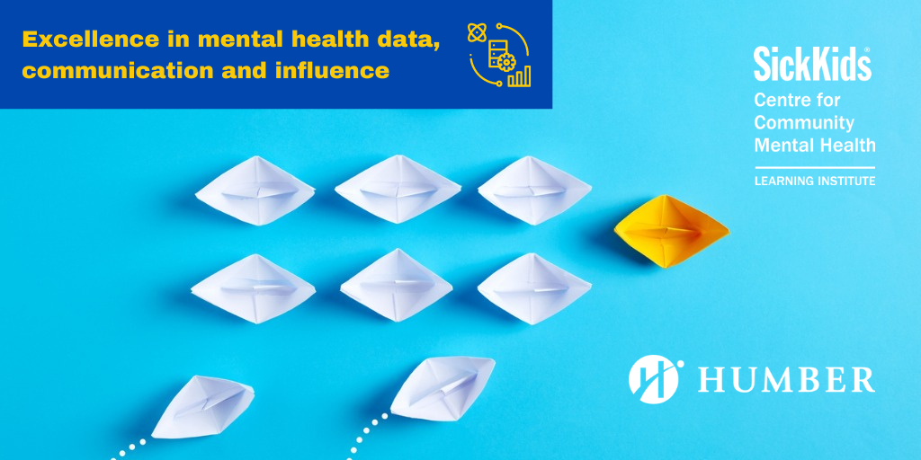 Excellence in mental health data, communication and influence