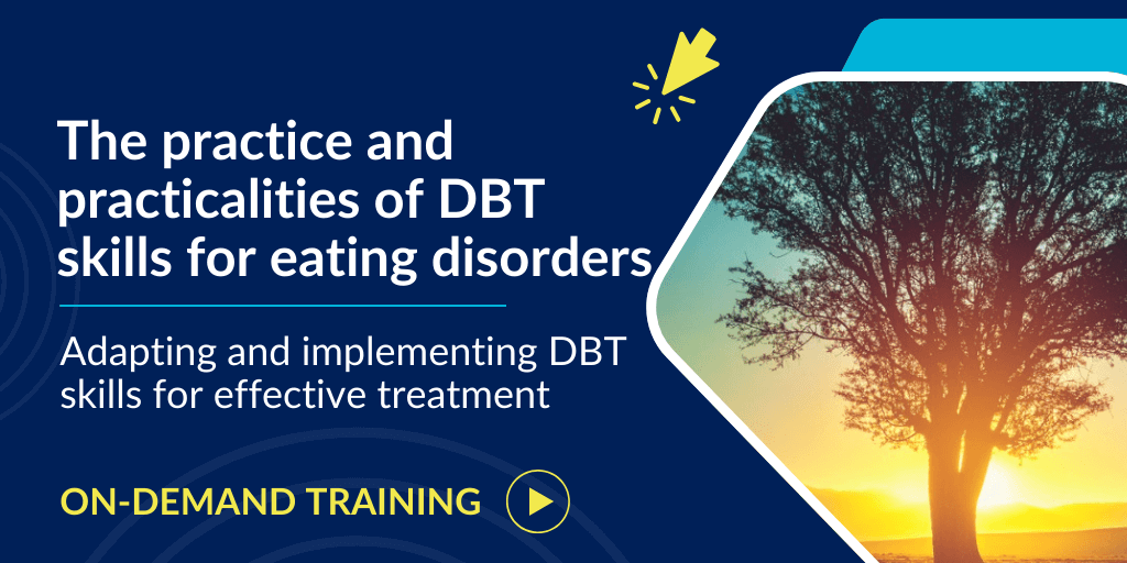 tree with sunrise in background for DBT skills for eating disorders