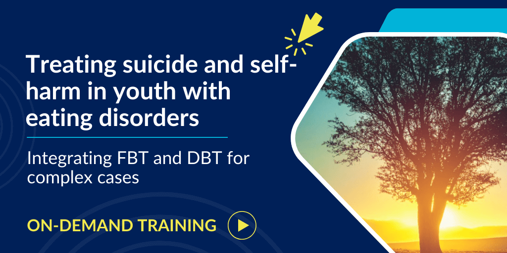 tree with sunrise in background for suicide and self-harm in youth with eating disorders