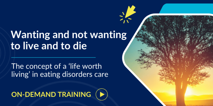 Image of a tree with sunrise behind it for life worth living in eating disorders care