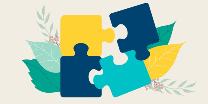 puzzle pieces coming together for trauma and attachment narrative therapy training