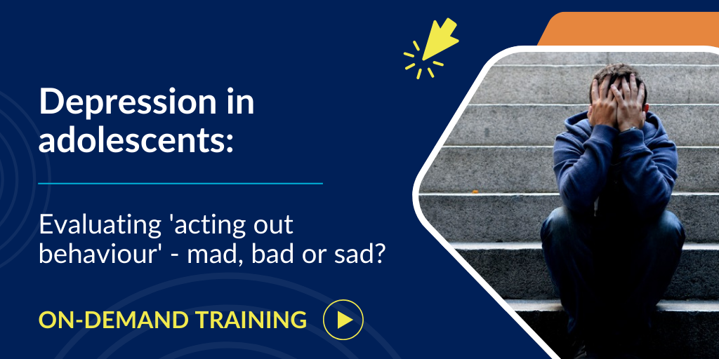 teenager alone hiding face for depression in adolescents