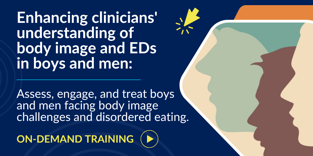 profiles of various aged men and boys for body image and eating disorders in boys and men