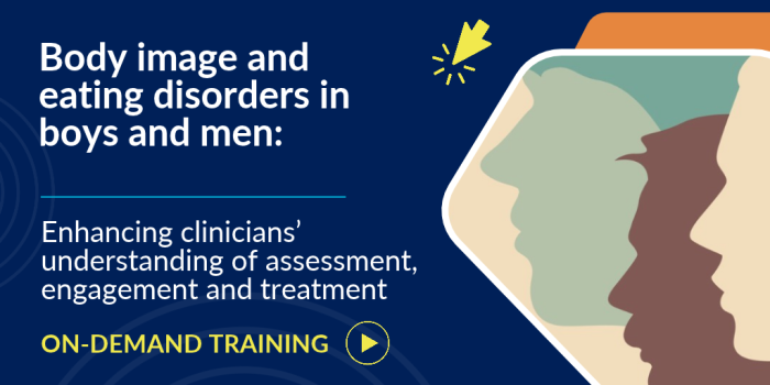 profiles of various aged men and boys for body image and eating disorders in boys and men