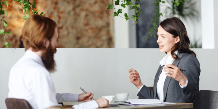 two people in discussion or therapy session for polyvagal theory in trauma treatment