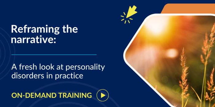 Sunrise over a road for a fresh look at personality disorders